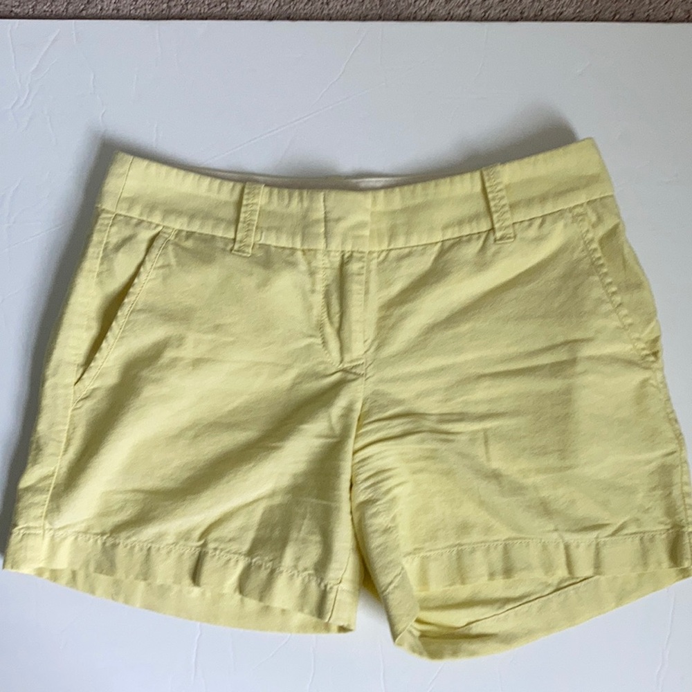 J. Crew Yellow Shorts Size 00